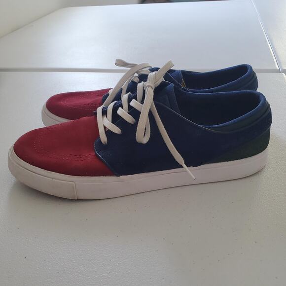 Nike SB Stefan Janoski Shoes Mens Size 10 Tri Color Red Blue Green 333824-417 main image 7